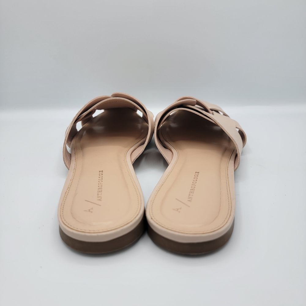 Anthropologie Cream Woven Mules - Picture 5 of 8